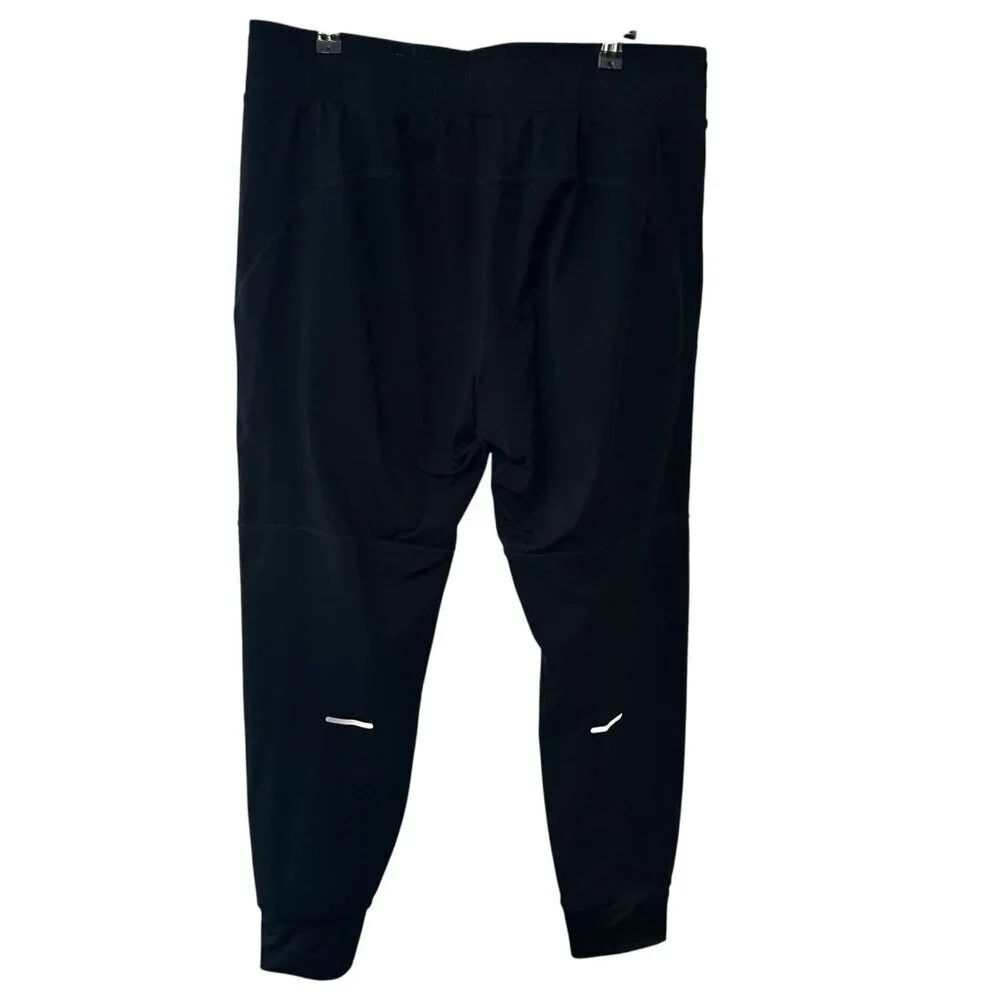 Fabletics The Altitude Slim-Fit Jogger Pants Men’s Large Black Athletic Running